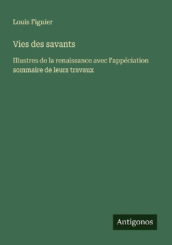 Vies des savants