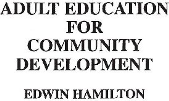 Adult Education for Community Development