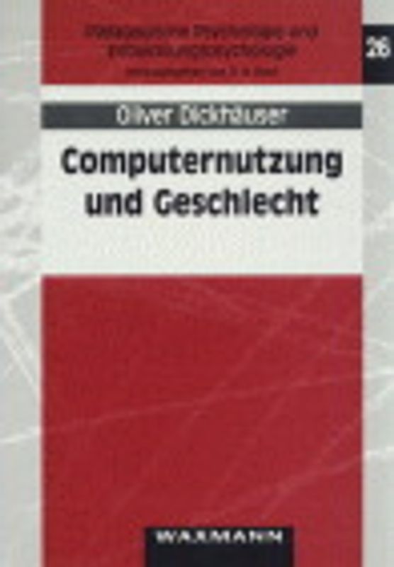 Computernutzung und Geschlecht