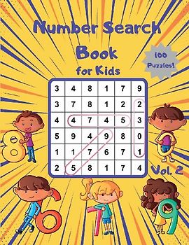 Number Search Book for Kids