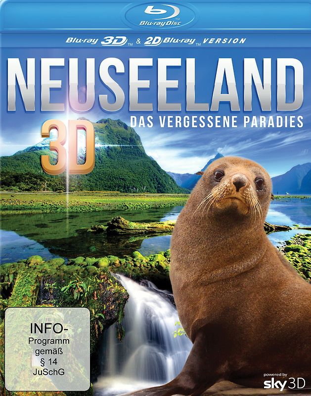 Neuseeland - Das vergessene Paradies (Blu-ray 3D) 3D Blu-ray Disc