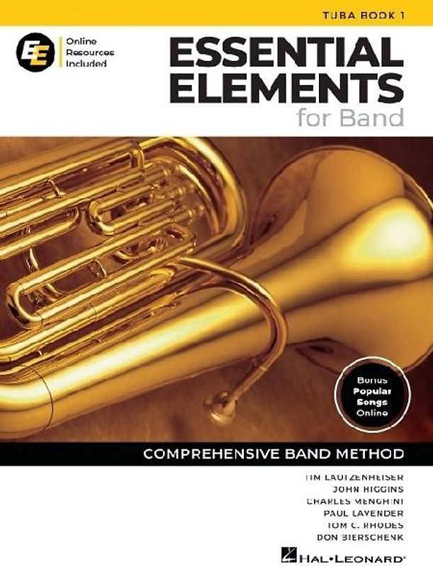 Essential Elements for Band Tuba Book 1 with Eei Online Resources Tuba Method Songbook and Sheet Music for School Band Students and Teachers Comprehensive Band Method