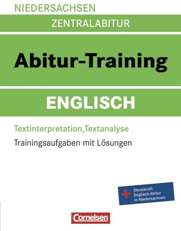 Abitur-Training Englisch - Niedersachsen / Arbeitsbuch mit Trainingsaufgaben und Lösungen