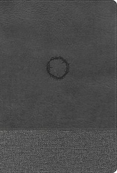 CSB Super Giant Print Reference Bible, Optimal Type, Digital Study Edition, Charcoal Leathertouch, Indexed