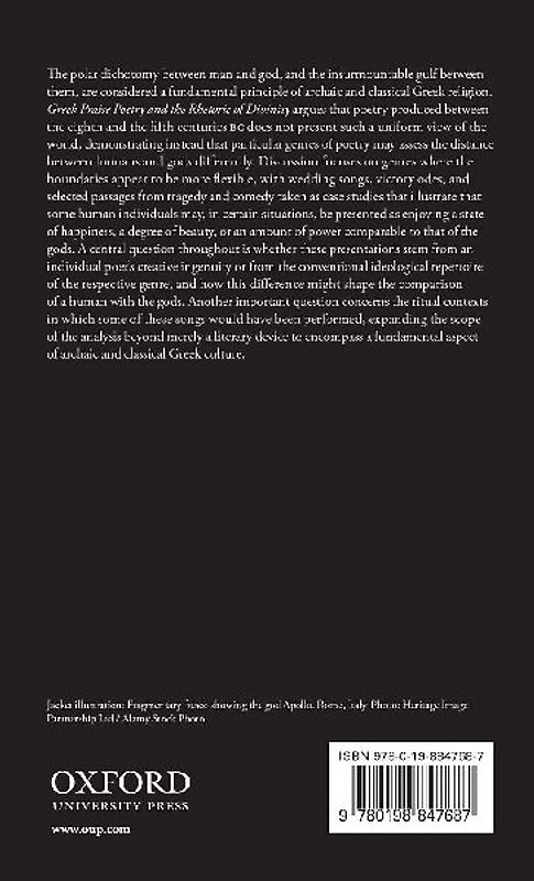 Greek Praise Poetry & Rhet Divin Ocm C