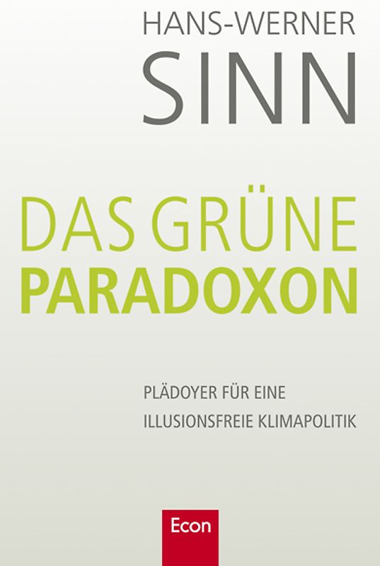 Das grüne Paradox
