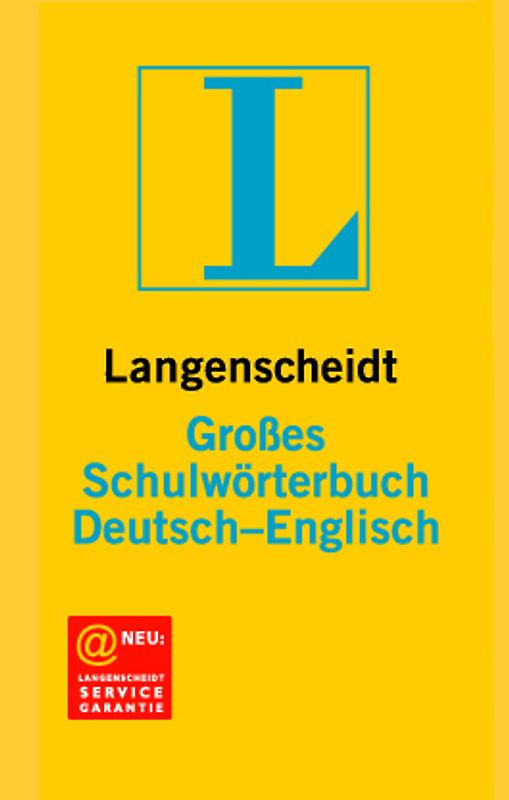 Langenscheidt Grosse Schulwörterbücher