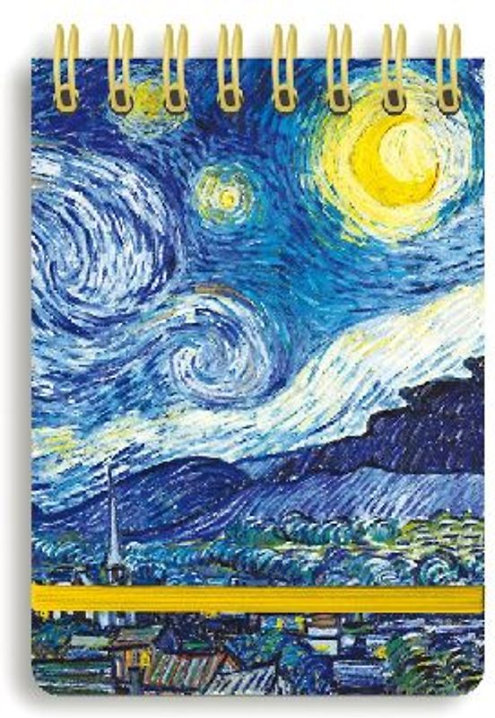 Vincent Van Gogh: The Starry Night (Spiral Bound Pocket Notebook)