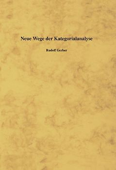 Neue Wege der Kategorialanalyse