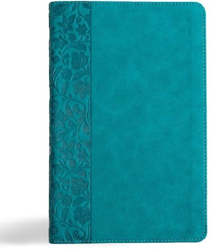 CSB Thinline Bible, Teal Leathertouch