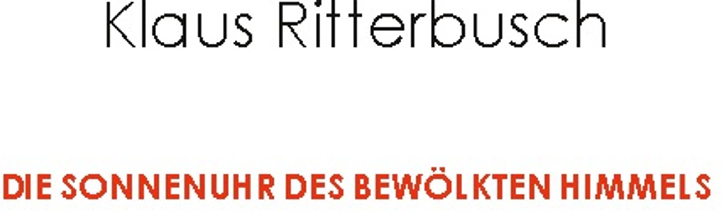 Die Sonnenuhr des bewölkten Himmels