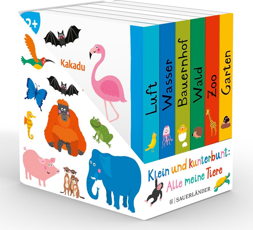 Klein und kunterbunt: Alle meine Tiere (Würfel)