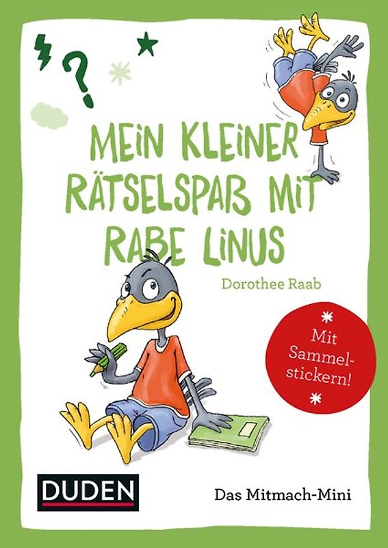 Duden Minis (Band 6) – Mein kleiner Rätselspaß mit Rabe Linus / VE 3