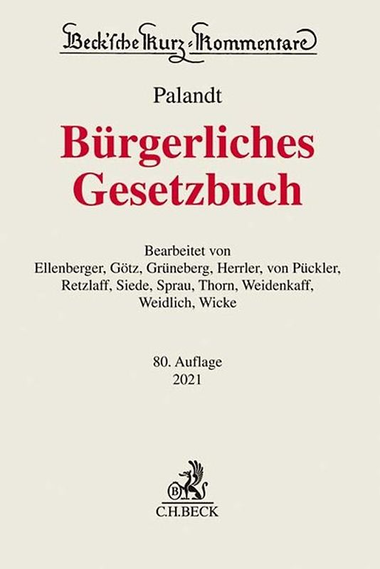 Bürgerliches Gesetzbuch