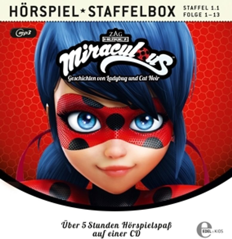 Miraculous-Staffel 1.1,Folge 1-13-HSP Staffelbox