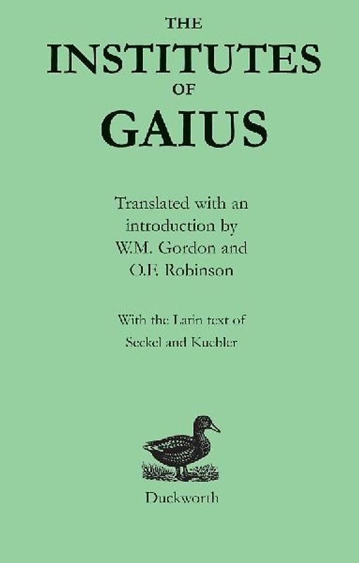 Institutes of Gaius, The