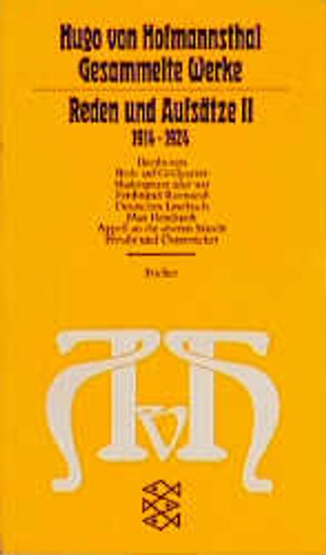 Reden und Aufsätze II