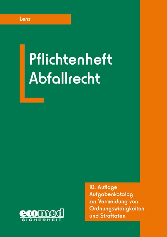 Pflichtenheft Abfallrecht