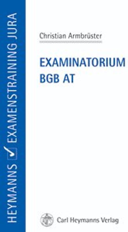 Examinatorium BGB AT