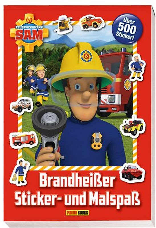 Feuerwehrmann Sam: Brandheißer Sticker- und Malspaß