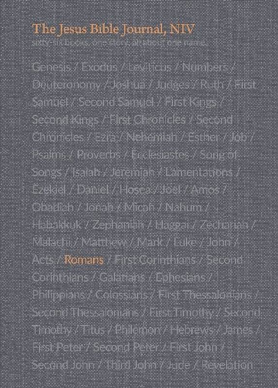 The Jesus Bible Journal, Romans, NIV, Paperback, Comfort Print | Softcover