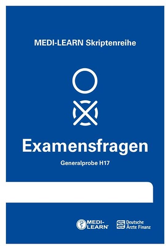MEDI-LEARN Skriptenreihe: Generalproben H17