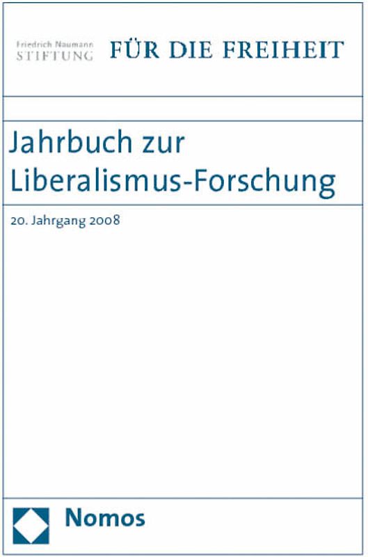 Jahrbuch zur Liberalismus-Forschung