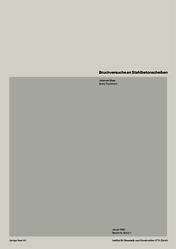 Bruchversuche an Stahlbetonscheiben