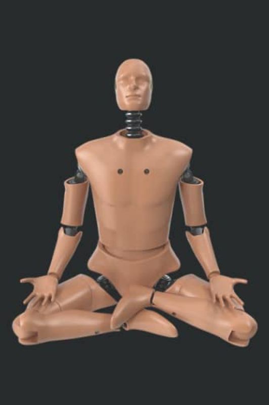 Crash Test Dummy Funny Meditation: Lined Journal & Diary for Writing & Notes for Girls and Women, Memo Diary Subject Notebooks Planner, 6"x9"