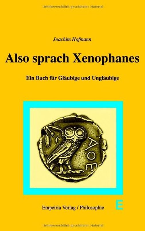 Also sprach Xenophanes