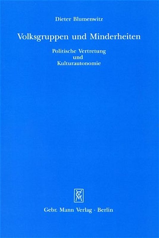 Volksgruppen und Minderheiten