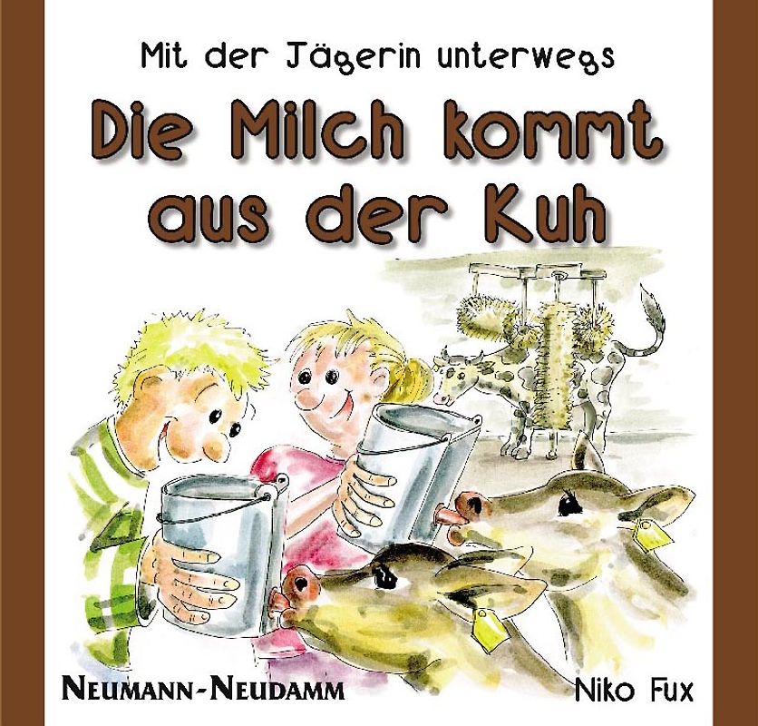 Die Milch kommt aus der Kuh
