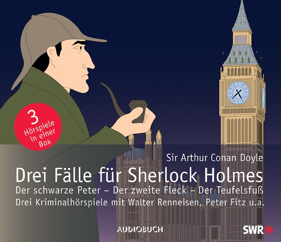 Drei Fälle für Sherlock Holmes (Box) - Der schwarze Peter/Der zweite Fleck/Der Teufelsfuß