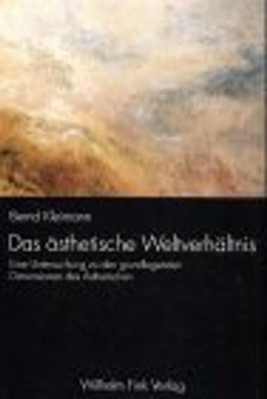 Das ästhetische Weltverhältnis