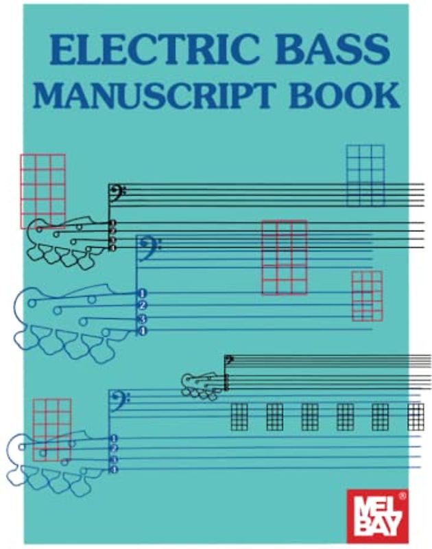 Electric Bass Manuscript Book