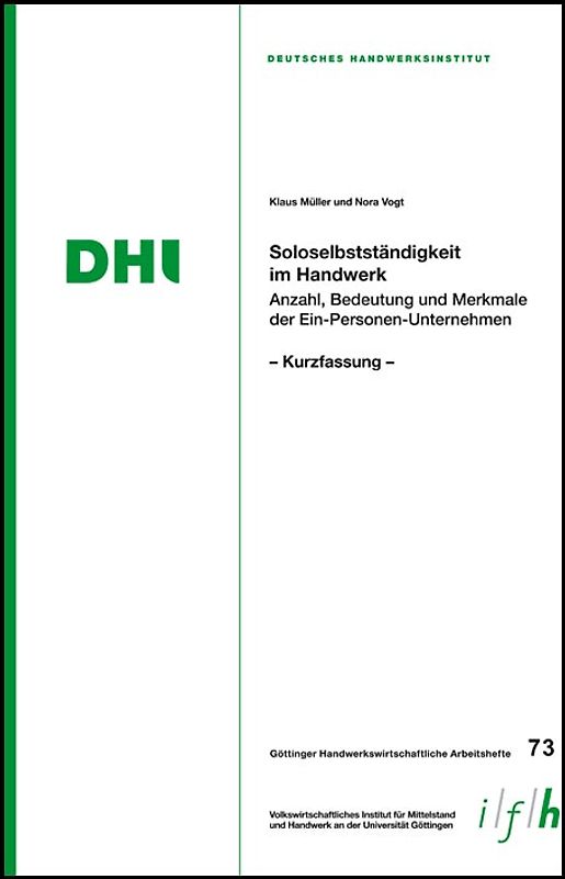 Soloselbstständigkeit im Handwerk