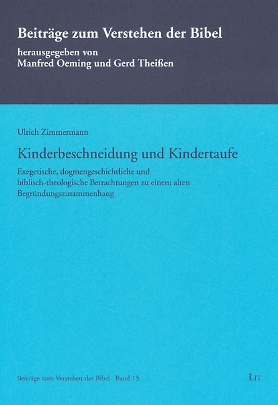 Kinderbeschneidung und Kindertaufe