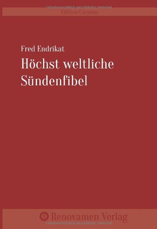 Höchst weltliche Sündenfibel