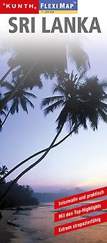 KUNTH FlexiMap Sri Lanka 1:650000