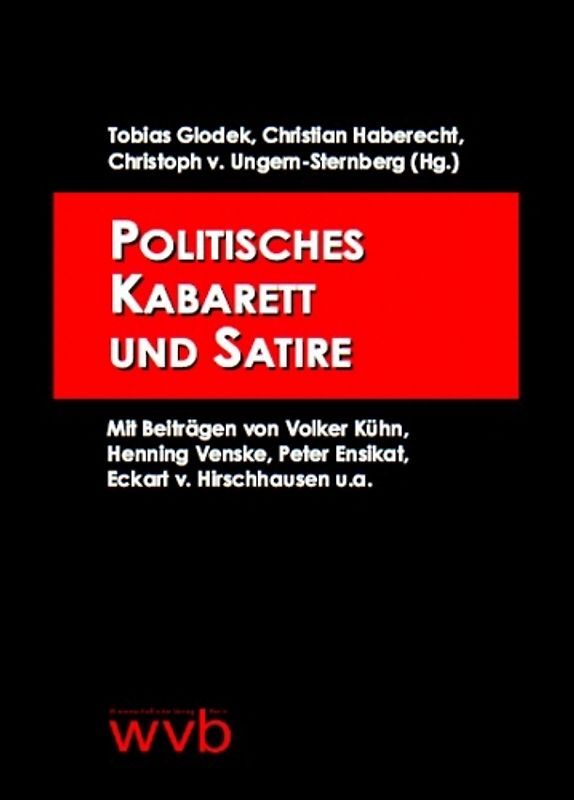 Politisches Kabarett und Satire