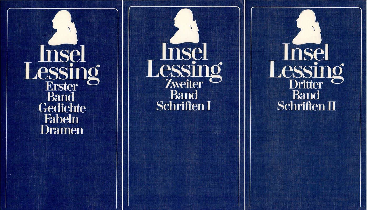 Lessings Werke: Band 1-3 - Kurt Wölfel [3 Bände, Taschenbuch]