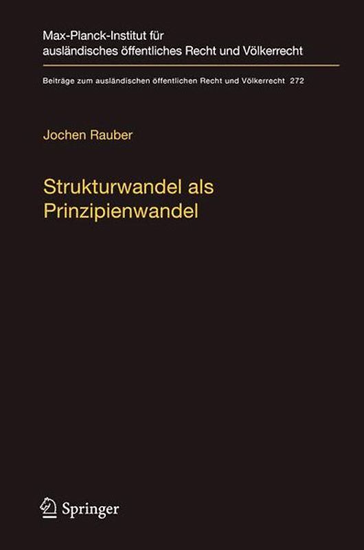Strukturwandel als Prinzipienwandel