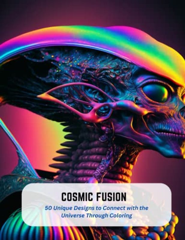 Cosmic Fusion: 50 Unique Designs to Connect with the Universe Through Coloring