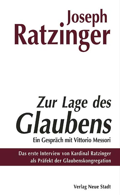 Zur Lage des Glaubens