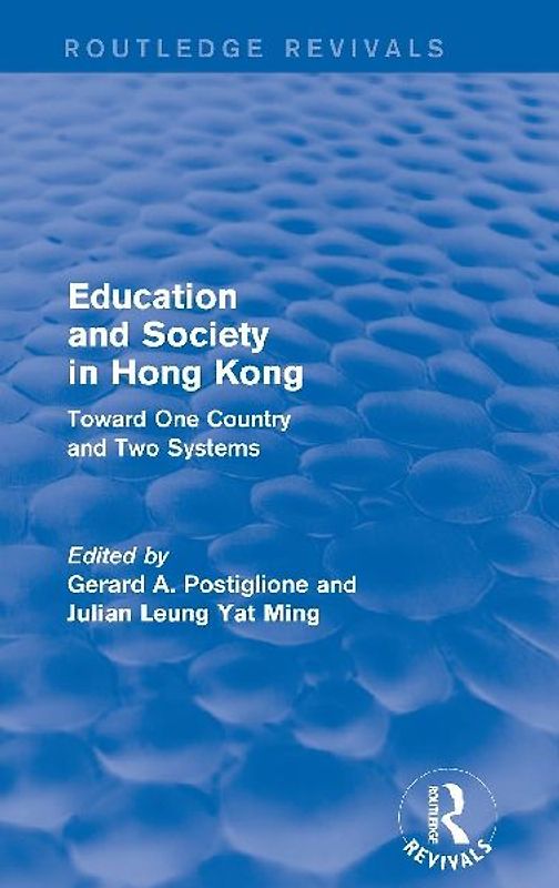 Education and Society in Hong Kong