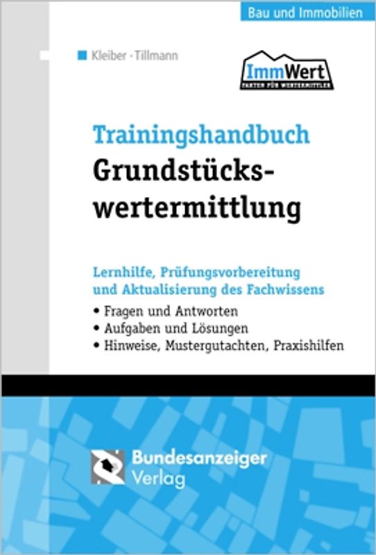 Trainingshandbuch Grundstückswertermittlung