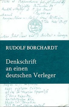 Denkschrift an einen deutschen Verleger