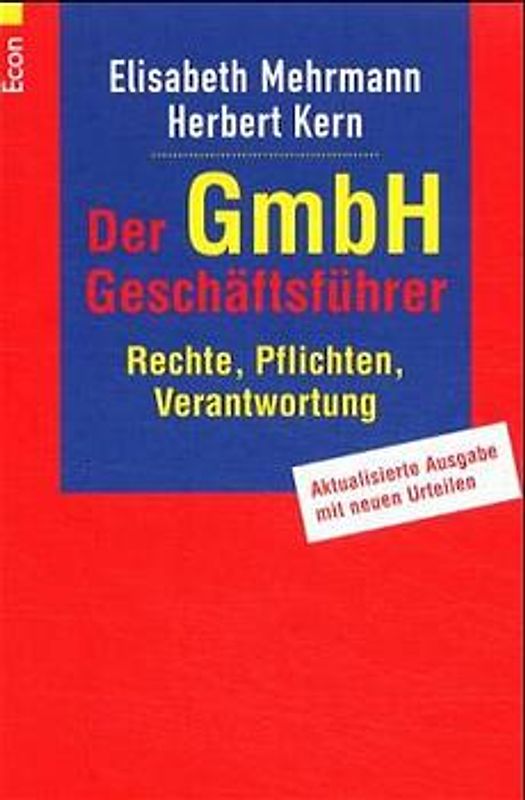 Der GmbH Geschäftsführer