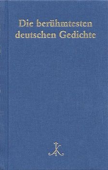 Die berühmtesten deutschen Gedichte