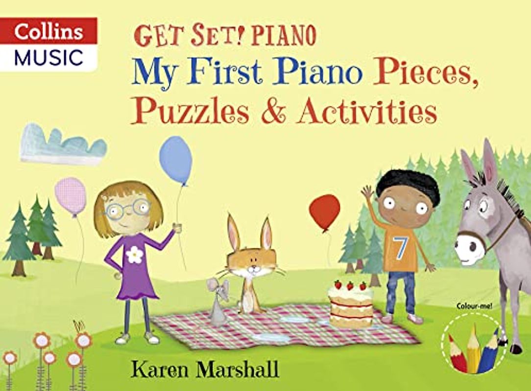 My First Piano Pieces, Puzzles & Activities: Activity Book (Get Set!)
